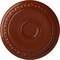 Ekena Millwork Caputo Ceiling Medallion (Fits Canopies up to 6"), Hand-Painted Firebrick, 24 1/4"OD x 1 1/2"P CM24CAFIF - alternate 1